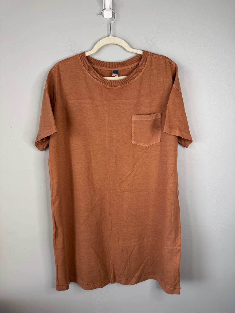 Old Navy Mini T-Shirt Dress in Burnt Orange